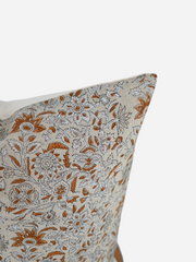 Elizabeth Block Print Pillow Cover